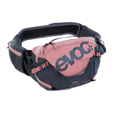 EVOC Hip Pack Pro 3 +1.5L Bladder Hip Pack 3L Included (1.5L) Dusty Pink/Carbon Grey