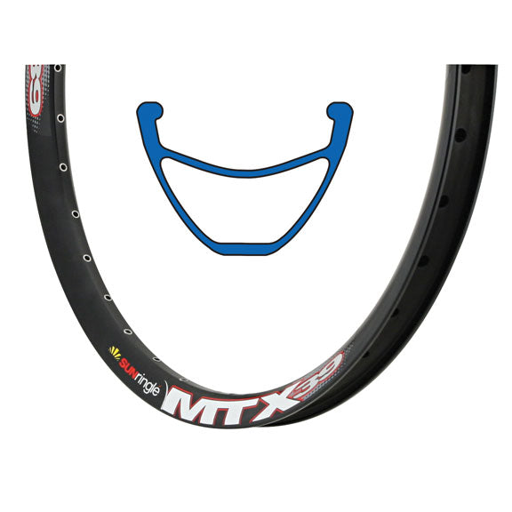 Sun Ringle MTX39 Rim - 26" Disc Black 32H Clincher