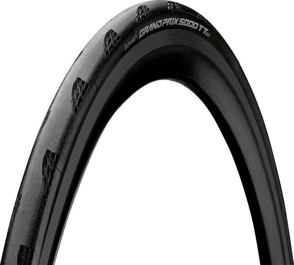 Continental Grand Prix 5000 TT TR Tire - 700 x 25 Tubeless Folding BLK BLKChili Vectran Breaker LazerGrip ACT