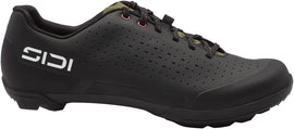 SIDI Asper Laces Gravel Shoes - Men's Black/Olive Green 44.5