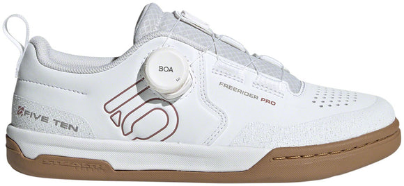 Five Ten Freerider Pro BOA Flat Shoes - Women's  FTWR White/Warm Clay/Gray Three 5.5