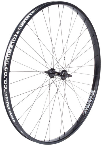 Stolen Rampage Front Wheel - 29" 3/8" x 100mm Rim Brake Black Clincher