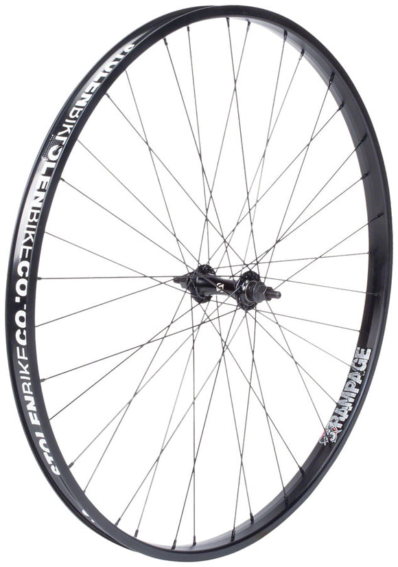 Stolen Rampage Front Wheel - 29" 3/8" x 100mm Rim Brake Black Clincher
