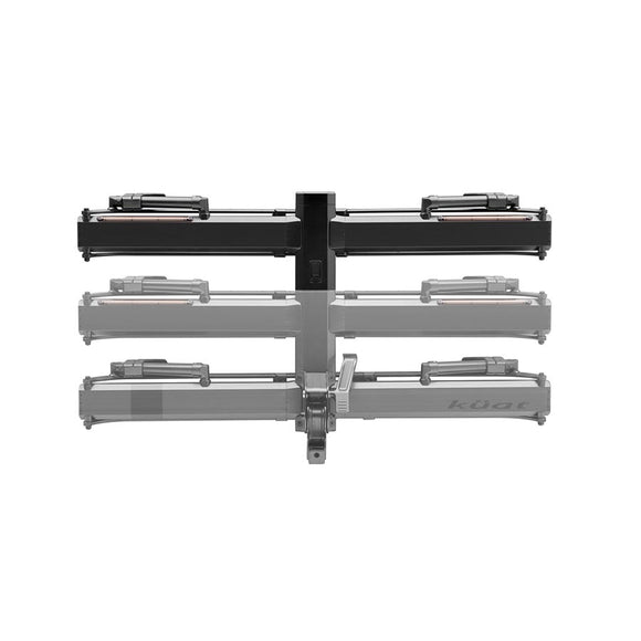 Piston Pro X Hitch Bike Rack Add-On - 1-Bike LED Lights 4-Pin Plug Kashima Coat Galaxy Gray