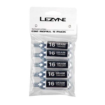 Lezyne 16g CO2 Cartridge Pack of 5