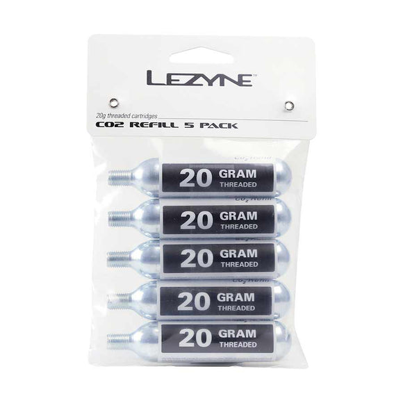 Lezyne 20g CO2 Cartridge Pack of 5