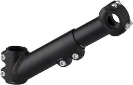 Zoom Tandem Stoker Stem 155-200mm extension +35 Degree Rise 25.4 Bar Clamp 28.6 Seat Post Clamp BLK