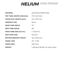 Radio Raceline Helium Mini Galactic ice purple 17.6''