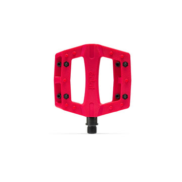 Eclat Contra Platform Pedals Body: Nylon Spindle: Cr-Mo 9/16'' Red Pair