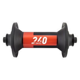 DT Swiss 240 Front Hub - QR x 100mm Black/Red 20H