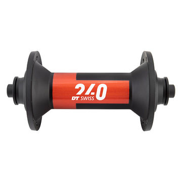 DT Swiss 240 Front Hub - QR x 100mm Black/Red 20H