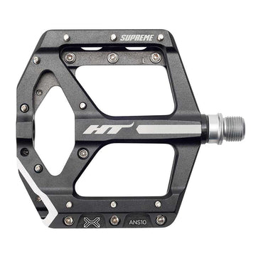 HT Components ANS10 Pedals - Platform Aluminum 9/16" Black