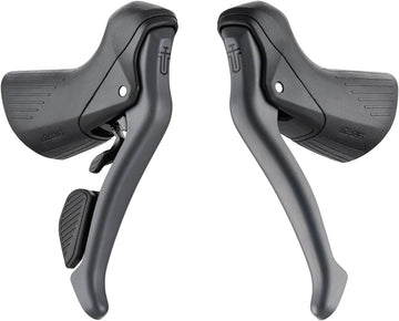 microSHIFT Sword Drop Bar Shifter/Brake Lever Set - 1x 10-Speed Sword Compatible Gray Version B