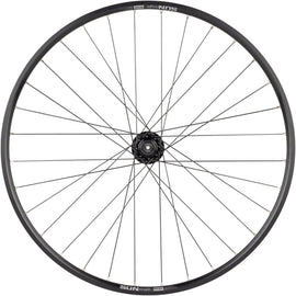 Quality Wheels Value Double Wall Series Disc Front Wheel - 27.5" QR x 100mm 6-Bolt/Rim BLK 32H