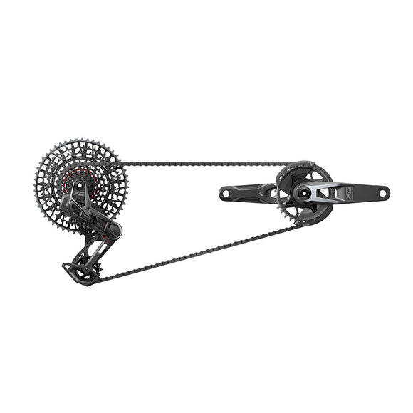 SRAM X0 T-Type Eagle V2 AXS Groupset 165mm Black