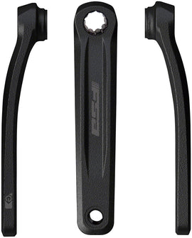 Full Speed Ahead CK-320 Ebike Crank Arm Set - ISIS 170mm without bolts Black