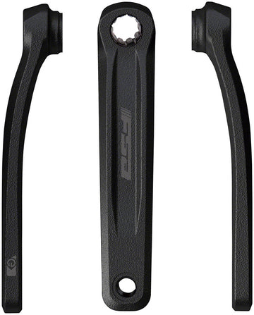 Full Speed Ahead CK-320 Ebike Crank Arm Set - ISIS 170mm without bolts Black