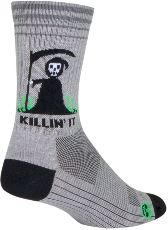 SockGuy Killin' It Crew Sock - 6" Small/Medium