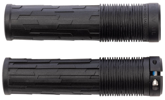 Teravail Lytho Grips - Lock-On Obsidian Black 35mm
