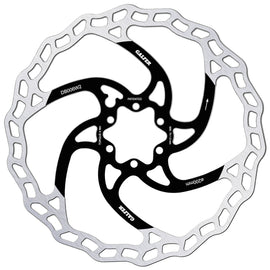 Galfer 200mm Rotor 6-Bolt  2.0mm Black/Silver