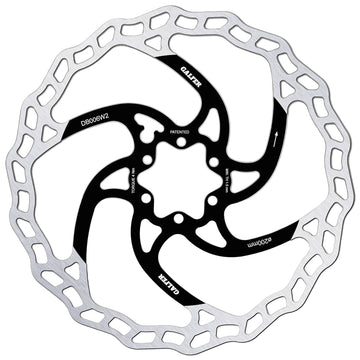 Galfer 200mm Rotor 6-Bolt  2.0mm Black/Silver