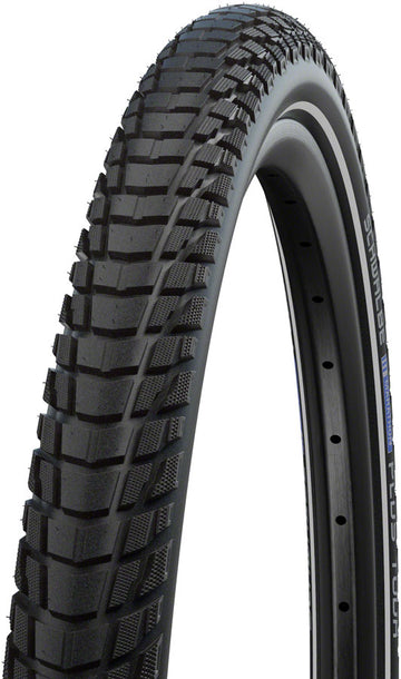 Schwalbe Marathon Plus Tour Tire - 700 x 47 Clincher Wire BLK/Reflective Performance Line Smart DualGuard Addix E E-50