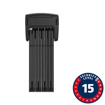 ABUS Bordo Granit XPlus 6500 Keyed Folding Lock 120cm SH Bracket Included BLK