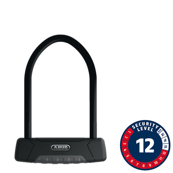 Abus Granit Plus 470 U-Lock Key 12mm 15.0cm x 23.0cm 5.9" x 9" USH Black