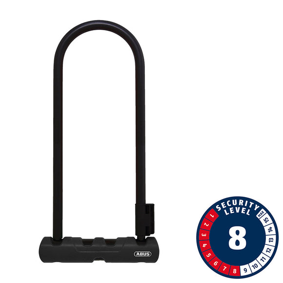 Abus Ultra 410 U-Lock - 11 x 6" SH34 Bracket Black/Green