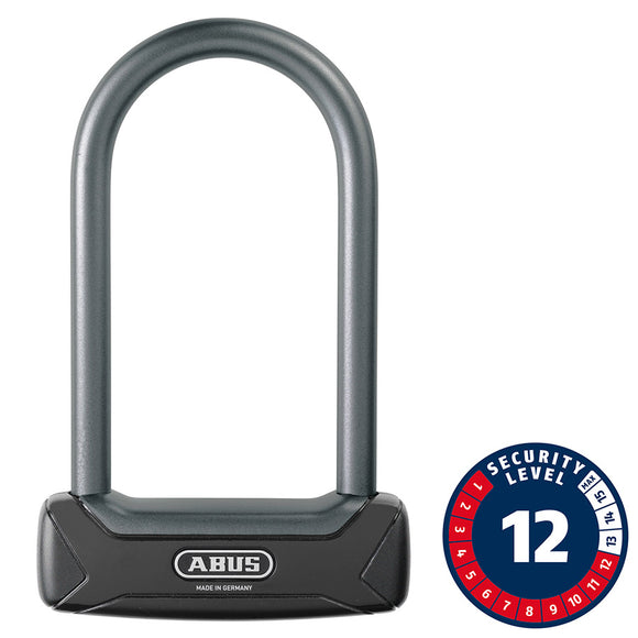 Abus Granit Plus 640 U-Lock Key 12mm 8.30cm x 15.0 cm 3.3''x 5.9'' Black