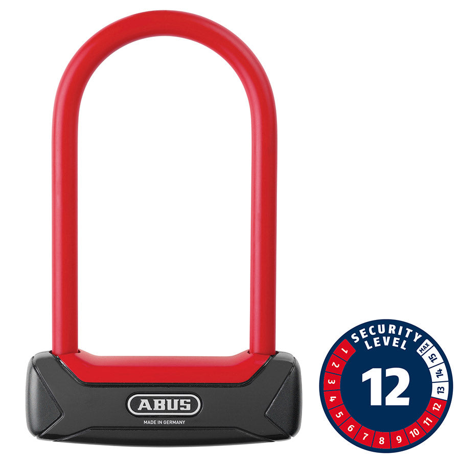 Abus Granit Plus 640 U-Lock Key 12mm 8.30cm x 15.0cm 3.3 x 5.9 Red