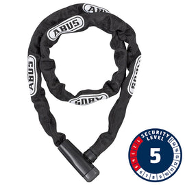 ABUS Steel-O-Chain 5805K Keyed Lock: 75/5mm Black