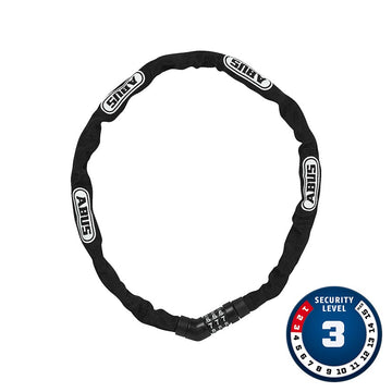 ABUS Steel-O-Chain 4804C Combination Lock: 75/4mm Black
