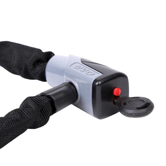 EVO Lockdown Chain lock Key 6mm 75cm 29.5" Black