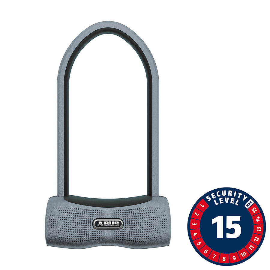 Abus 770A SmartX U-Lock Smart 160x300mm 6.3x11.8 Thickness in mm: 13mm Black KF Bracket