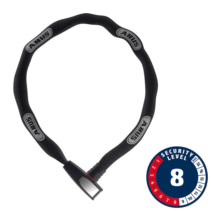 Abus 8807K Steel-O-Chain Chain Lock Key 7mm 110cm 3.6 Black