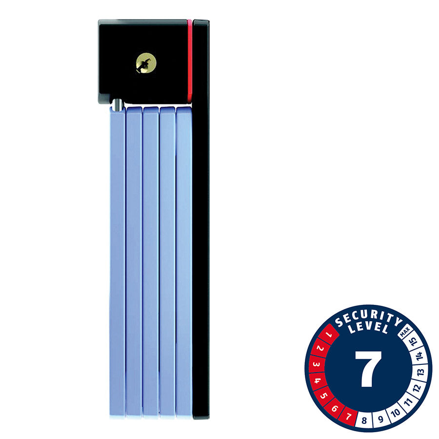 Abus Bordo uGrip 5700 SH Folding Lock Key 80cm 2.6 5mm Blue
