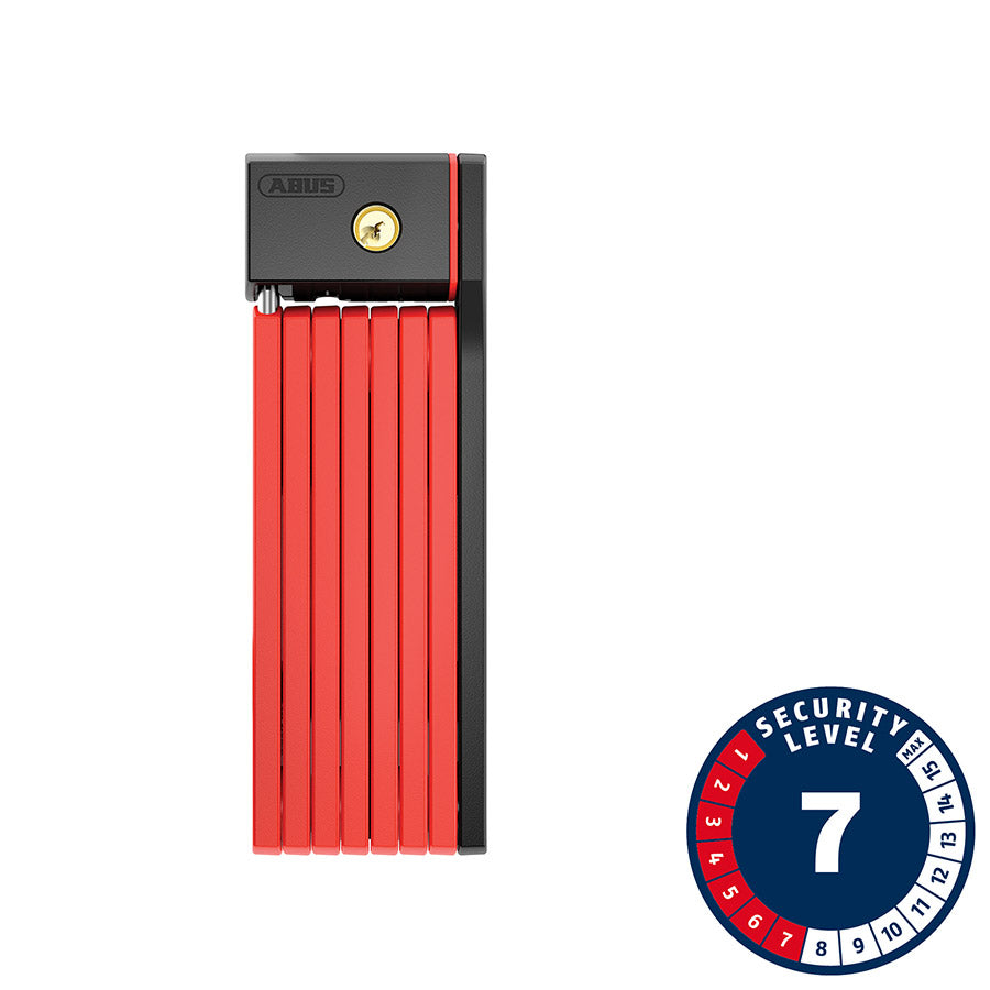 Abus Bordo Big uGrip 5700 Folding Lock Key 100cm 3.3 5mm Red