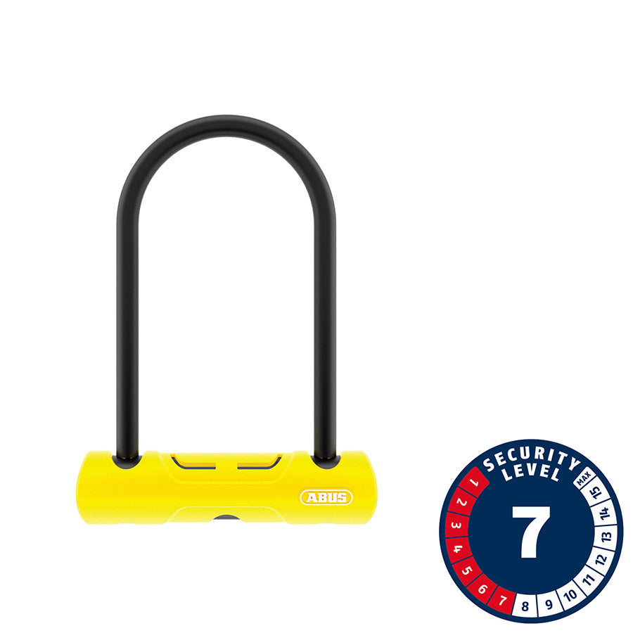 Abus 402 U-Lock Key 150x160mm 5.9x6.3 Thickness in mm: 10mm Yellow Mini