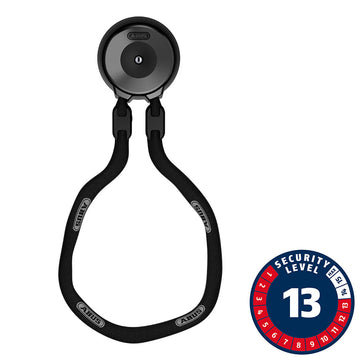 Abus 9KS/110 Wall Anchor + Chain - 3.7'/110cm 9mm Links