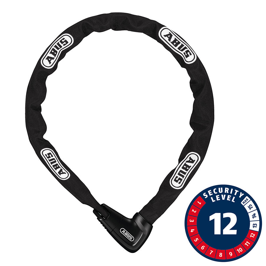 Abus  9809K/170 Steel-O-Chain Key Lock - Black