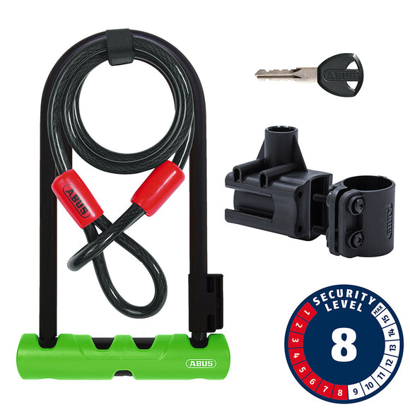Abus 410K/170HB230 SH Ultra + Cobra U-Lock - Green