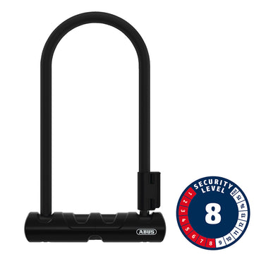 Abus Ultra 410K Mini U-Lock Key 12mm 150x180mm 5.9''x7'' SH34 Black