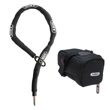 Abus ACH Classic AdptrChn + FrmLock Frame Lock 100cm 5.5mm Black