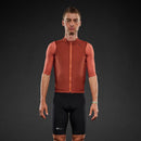 Men's Pi PRO/BLACK Wind Vest - SMOKED PAPRIKA / XS