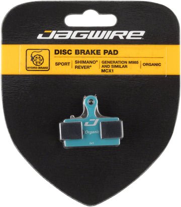 Jagwire Sport Organic Disc Brake Pads - For Shimano S700 M615 M6000 M785 M8000 M666 M675 M7000 M9000 M9020 M985 M987