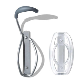 Delta Single Bike Wall Mount Rack with Tire Tray: Holds One Bike Gray