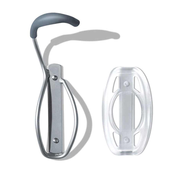 Delta Single Bike Wall Mount Rack with Tire Tray: Holds One Bike Gray