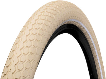 Continental Retro Ride Cruiser Tire - 700 x 50 Clincher Wire Cream/Reflex ProTection