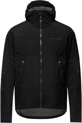 Gorewear Fernflow Hooded Windbreaker - Black Men's Medium